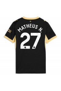Manchester City Matheus Nunes #27 Fotballdrakt Borte Klær Dame 2026-27 Korte ermer